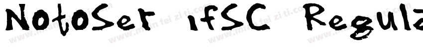 NotoSer ifSC Regular字体转换